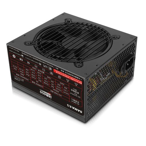 Hardware components including PSU in PC build