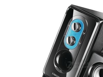 Audio speaker technical specifications close-up