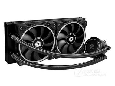 Gaming PC with RGB liquid cooling setup