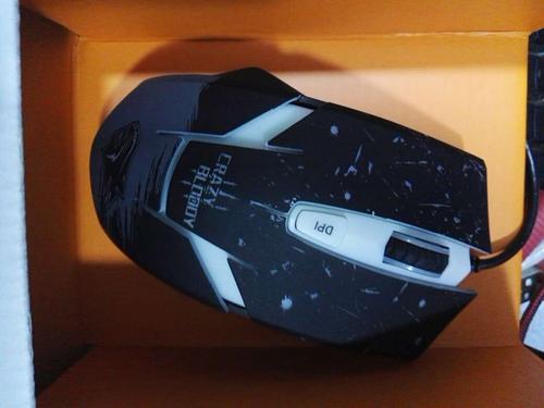 Close-up of ergonomic gaming mouse design
