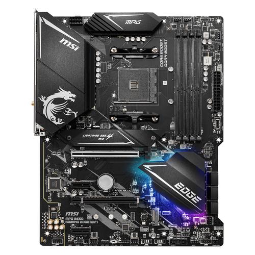 电脑硬件主板近景细节图