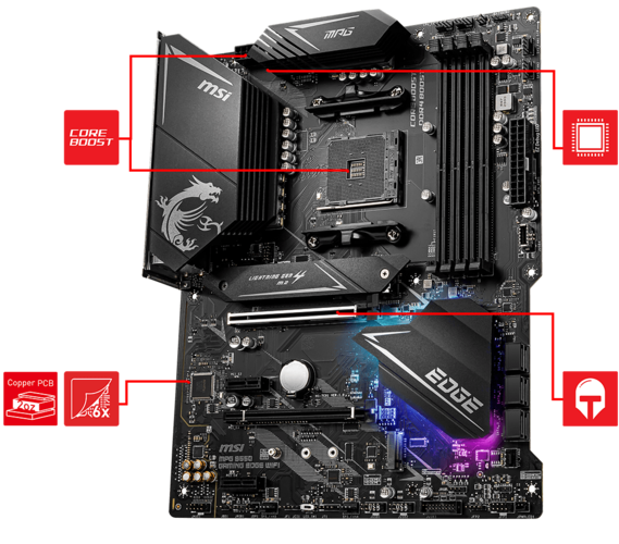 电脑主板PCIe与M.2扩展展示