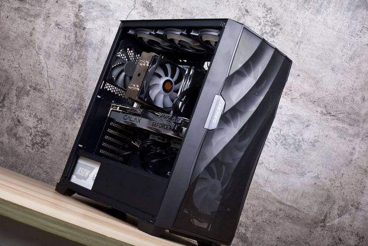 Close-up of computer motherboard electronics