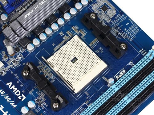 Computer performance testing on screen with hardware