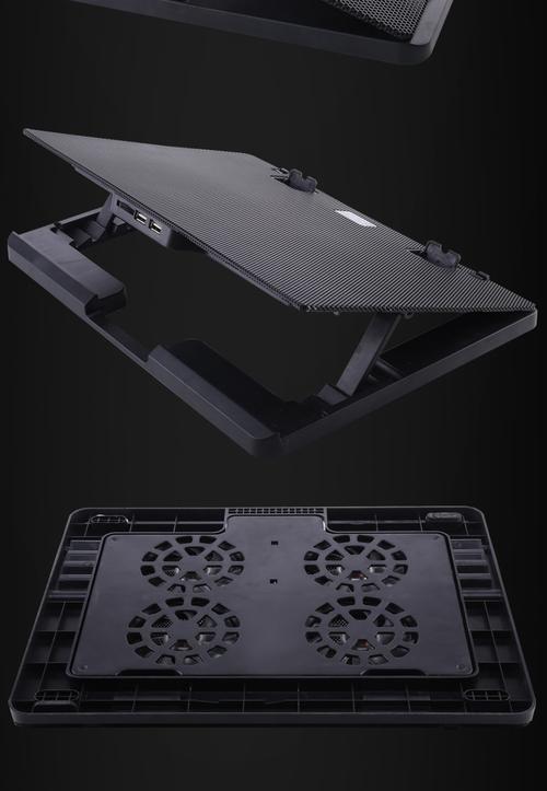 Laptop cooling accessory with multiple fans