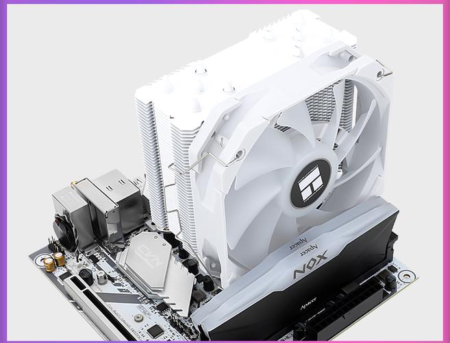 Detailed view of CPU cooler technical specifications