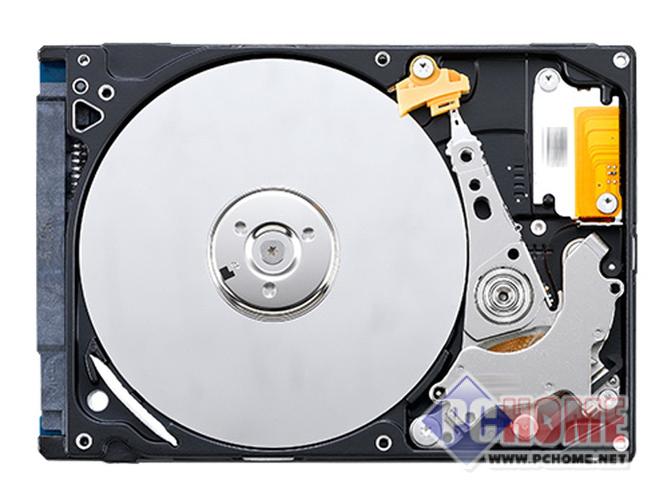 Close-up of computer hardware SSD internals