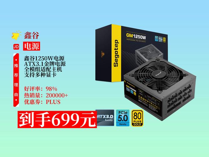 鑫谷GM 1250W金牌全模组电源深度评测：1250W高功率性价比之选