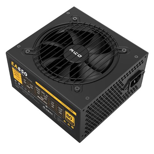 Black PSU with cables and connectors
