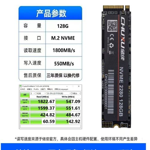 Close-up of M.2 SSD interface and chips