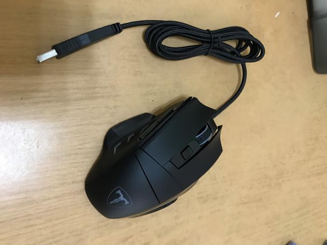 Gaming mouse on clean background showing build quality