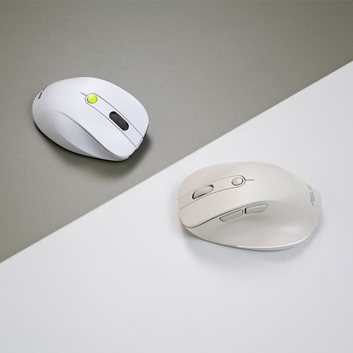 Hand holding ergonomic mouse for productivity