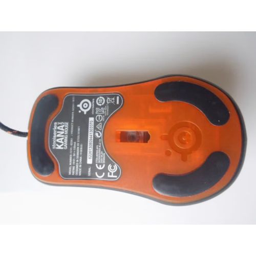 Close-up of gaming mouse sensor