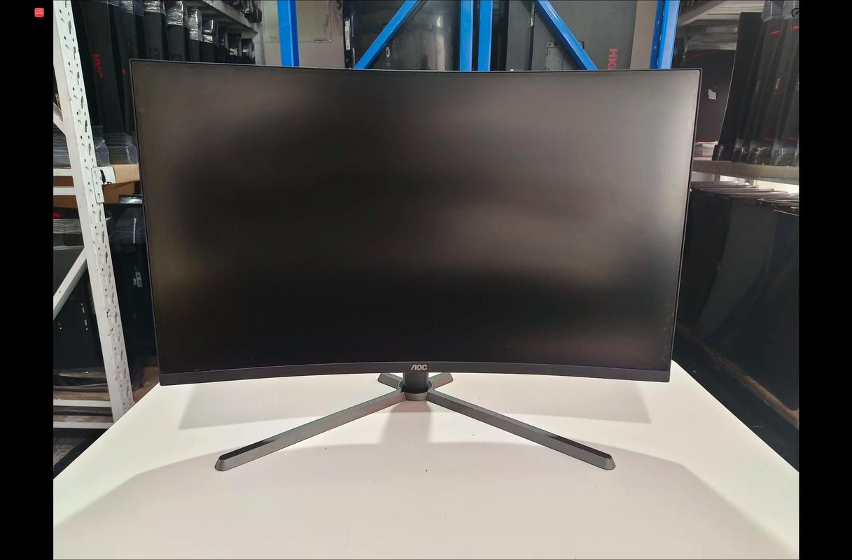 High-resolution gaming monitor display