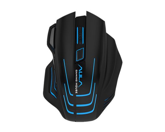 Close-up of USB wired gaming mouse and low heat design