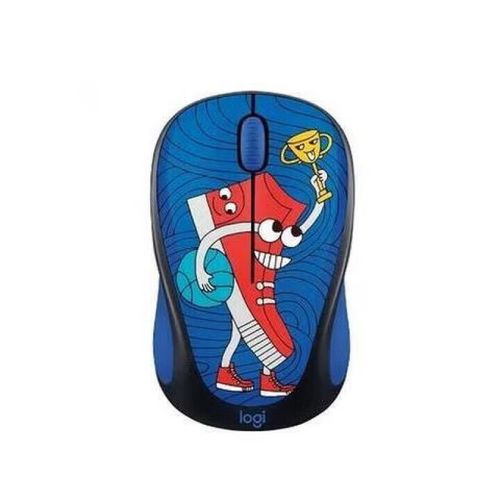 Wireless mouse with USB receiver and battery