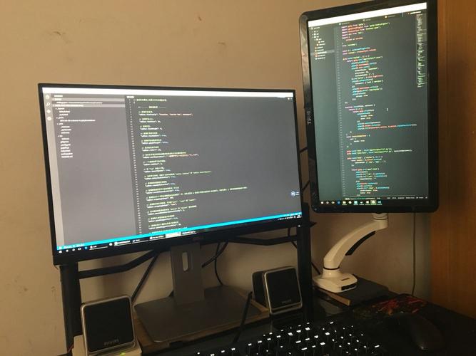 Professional workstation monitor setup