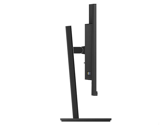 可调节支架的电脑显示器正面视图