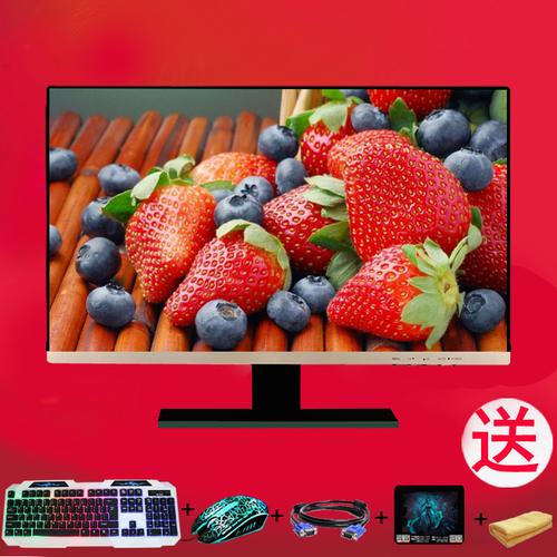 Close-up of high-quality monitor display panel