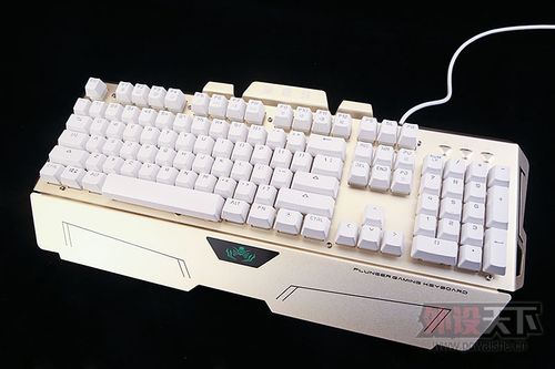 Gamer typing on mechanical keyboard in action