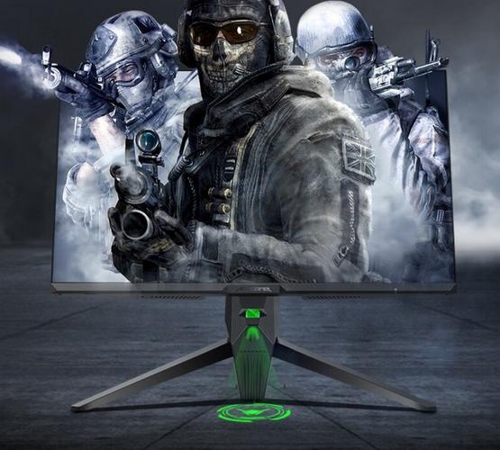 Vibrant gaming scene on monitor