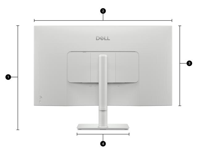 白色大屏显示器近景外观细节
