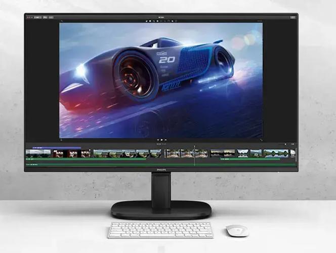 Professional monitor display in workspace environment