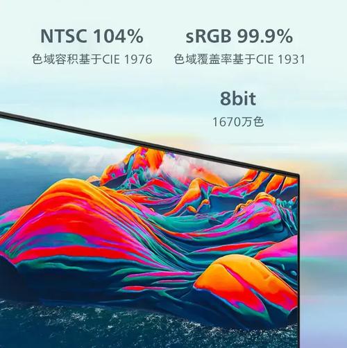 High-resolution IPS monitor showcasing vibrant colors