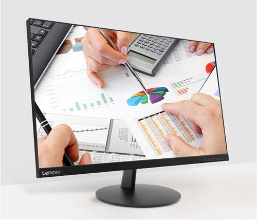 联想L24e-30 23.8英寸VA护眼屏：超薄微边框+75Hz FreeSync，商务办公入门首选