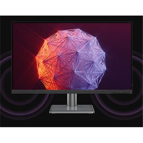 Monitor displaying sharp office work
