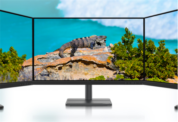 Close-up of monitor screen display