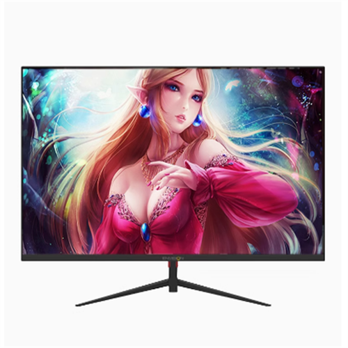 Close-up of IPS monitor screen display