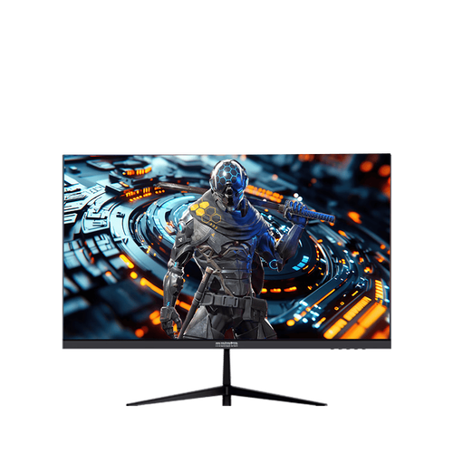 Large screen monitor in use for work