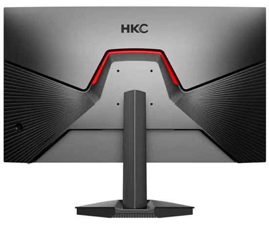 Modern curved display side view