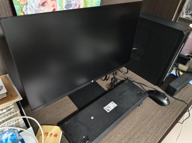 Tech setup showing efficient hardware cooling