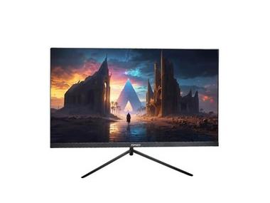 Monitor rear view with ventilation and power