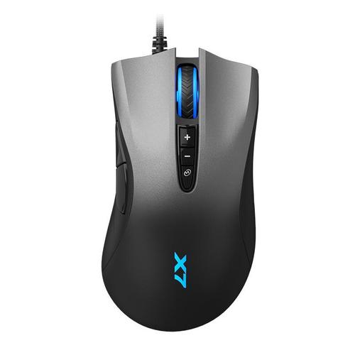Wireless gaming mouse on desk with modern design
