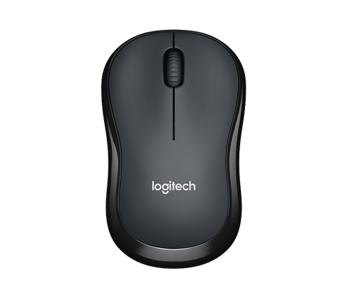 简约黑色无线鼠标外观展示