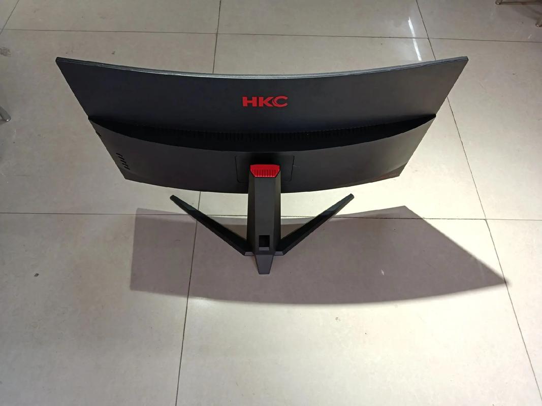 Monitor back view with ventilation