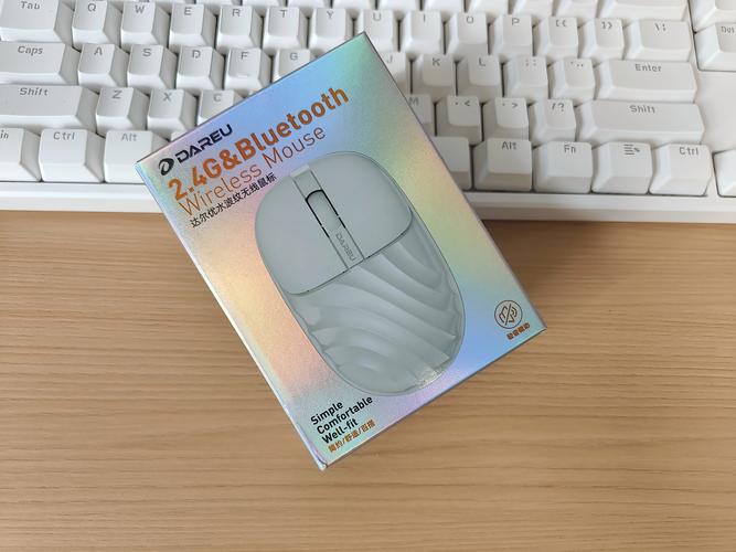 时尚白色鼠标握持展示