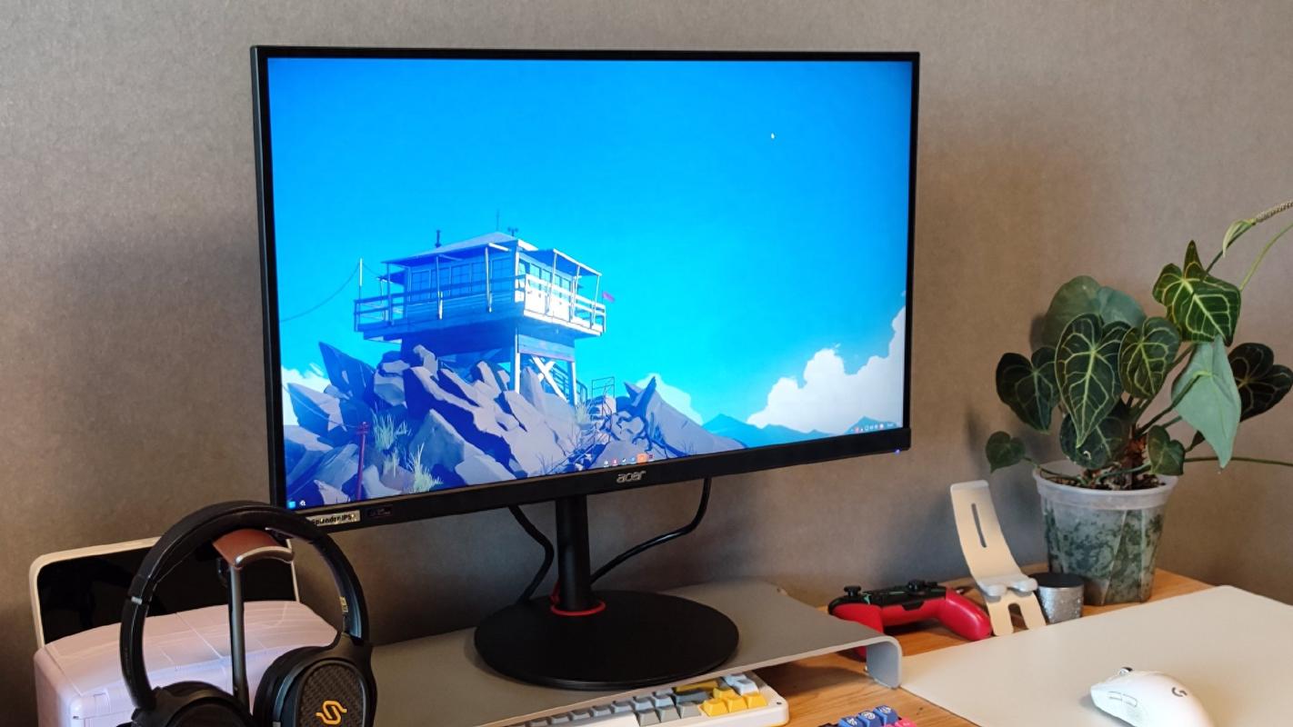 Vibrant 4K gaming visuals on IPS screen