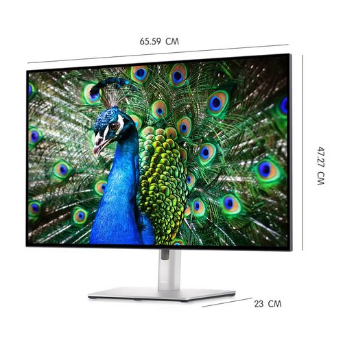 Professional monitor close-up with ergonomic stand
