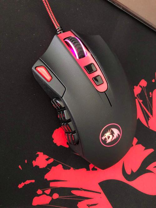 Gaming mouse in action with RGB glow performance