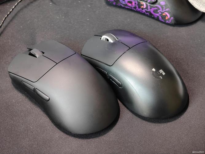 Black gaming mouse on desk ready for purchase decision