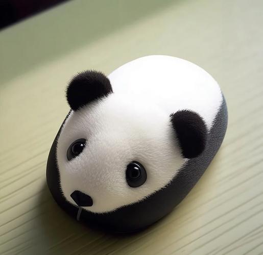 HNM 创意鼠标白色熊猫款:39元超萌办公神器,熊猫造型点亮桌面