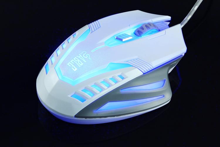 Gaming mouse on blurred background performance