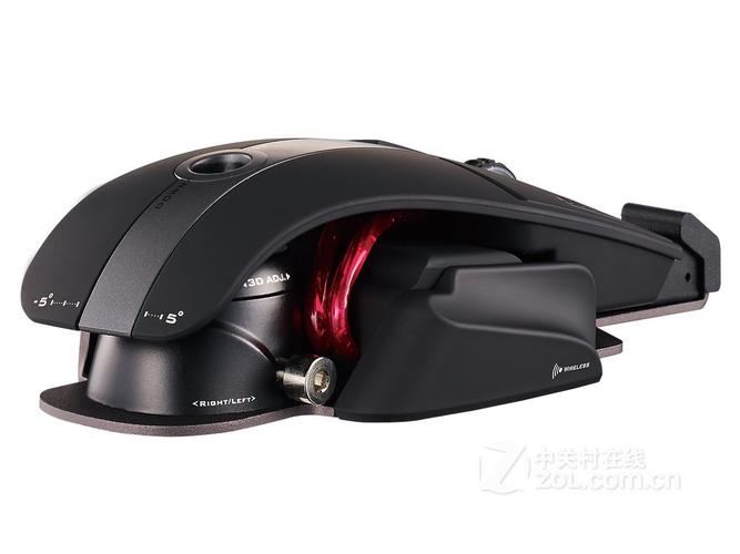 High-tech gaming mouse sensor detail