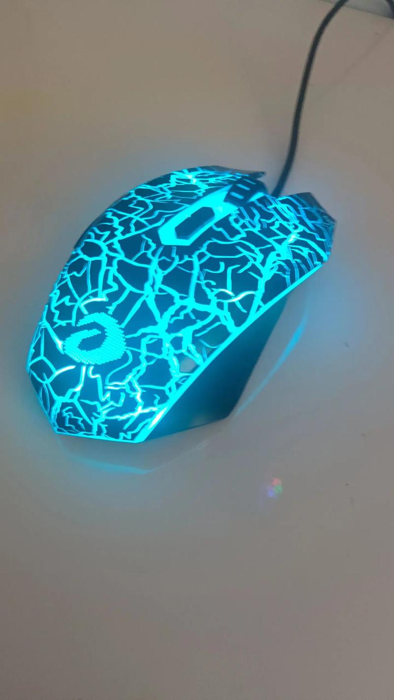 Gamer using mouse in intense esports setup