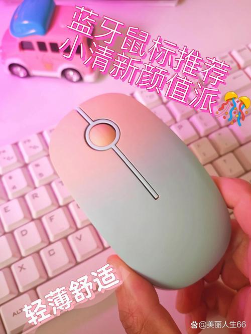 Office workspace with wireless mouse recommendation