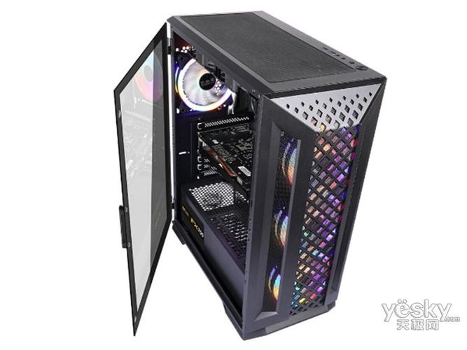 Black PC tower on desk for purchase recommendation
